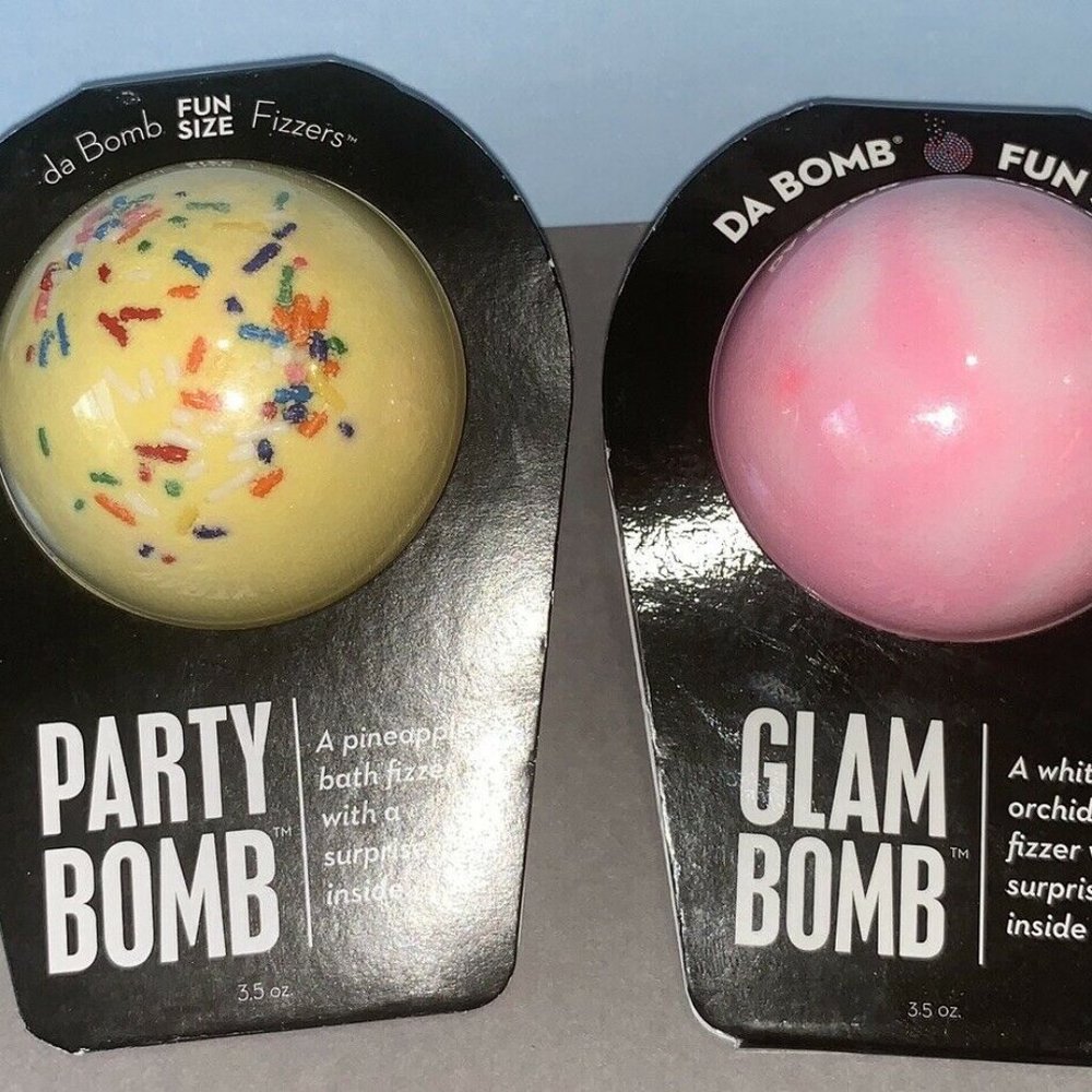 Da Bomb Bath Fizzers Party Bomb & Glam Bomb Bath B
